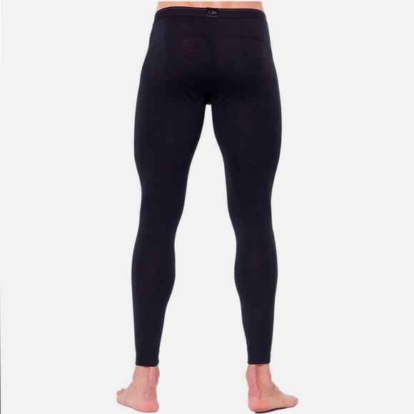 Icebreaker Other - Mens Icebreaker Merino Wool Baselayer Leggings 200 Black Small